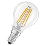 Ledvance Classic LED E14 Pera Filamento Chiara 3.4W 470lm - 827 Bianco Molto Caldo | Sostitutiva 40W