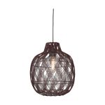 Good&Mojo Luce Pendente Mendoza Bambù Burgundy L | Adatto per 1x E27 