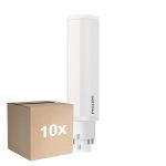 Confezione Multipack 10x Philips CorePro PL-C LED 5.5W 660lm - 840 Bianco Freddo | 4-Pin - Sostitutiva 13W