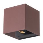 D'Lite Luce Da Parete Nova Aluminium Rust Up & Down 4.9W 480lm - 830 Luce Calda -  | IP54 - Angolo del fascio regolabile