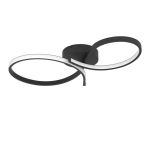 Eglo Luce da soffitto Serpins Acciaio Nero 21W 2500lm - 830 Luce Calda - 