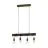 Eglo Luce Pendente Townshend 4 Acciaio Marrone | IP20 - Adatto per 4x E27 