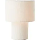 Brilliant Lampada Da Tavolo Teddy Metallo Tessuto Beige | 230mm - Adatto per 1x E27