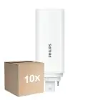 Confezione Multipack 10x Philips CorePro PL-T LED Bulbo HF 6.5W - 840 Bianco Freddo | 4-Pin - Sostitutiva 18W