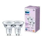Confezione Multipack 2x Philips Faretti LED GU10 PAR16 5W 390lm 36D - 840 Bianco Freddo