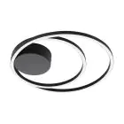 Eglo Luce da soffitto Ruotale Aluminium Acciaio Nero 36W 4400lm - 830 Luce Calda -  | IP20